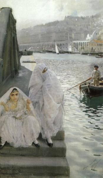 In The Harbour Of Algiers by Anders Zorn