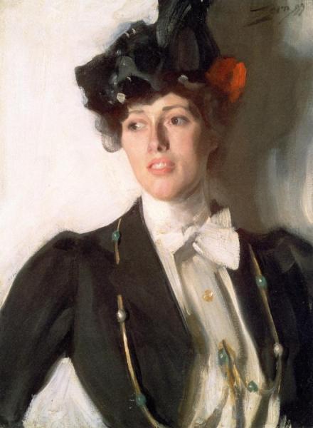 Martha Dana, Later Mrs. William R. Mercer by Anders Zorn