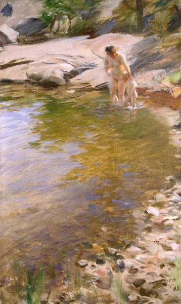 Morning Toilet by Anders Zorn Oil Painting Reproductions