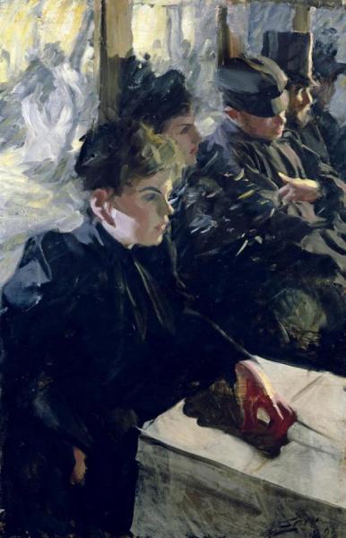 Omnibus (first Version) by Anders Zorn