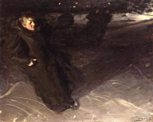 The Ice Skater by Anders Zorn