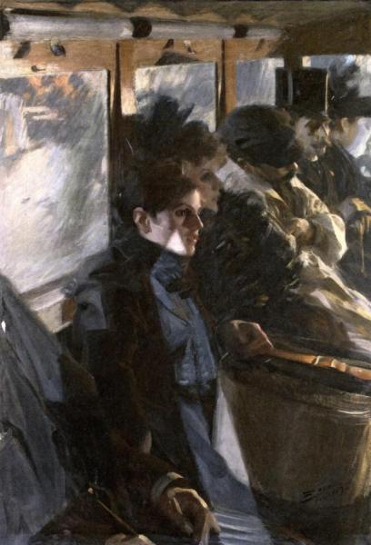 The Omnibus (second Version) by Anders Zorn Oil Painting Reproductions