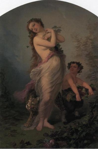 Allegory Of Autumn by Andre Charles Voillemot Oil Painting Reproductions