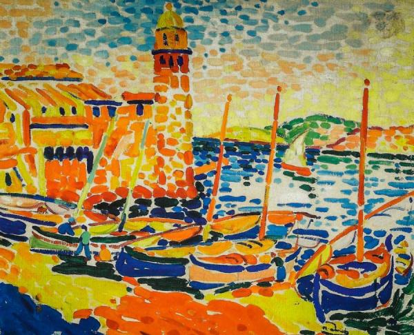 Port With Lighthouse by Andre Derain