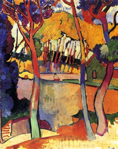 Three Trees, L'estaque by Andre Derain
