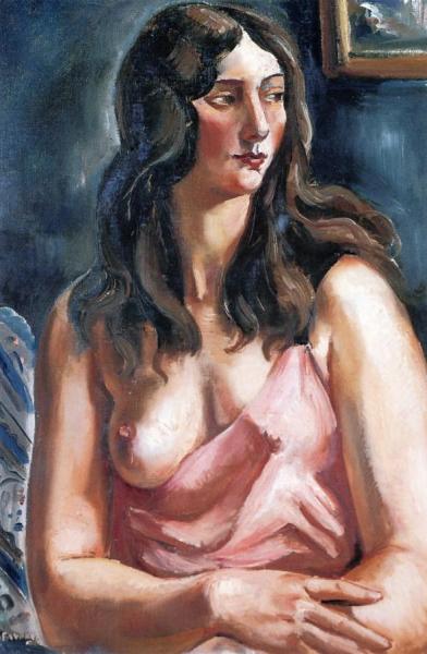 Figure Of A Woman by André Favory Oil Painting Reproductions