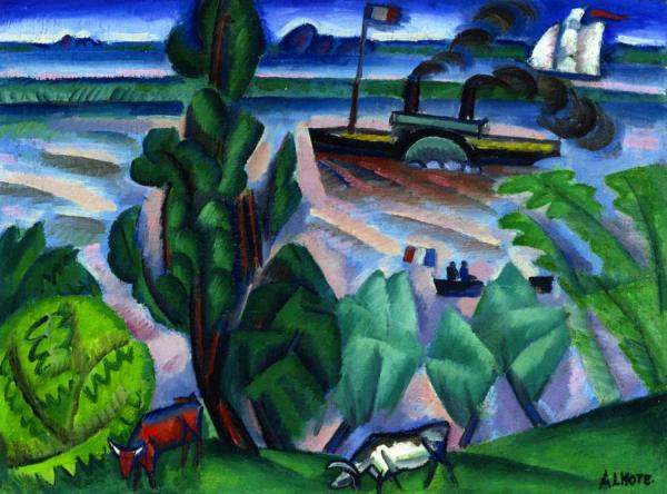 Banks Of The Garonne, Sunday by André Lhote