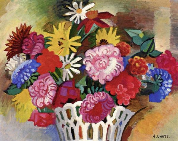 Basket Of Flowers by André Lhote