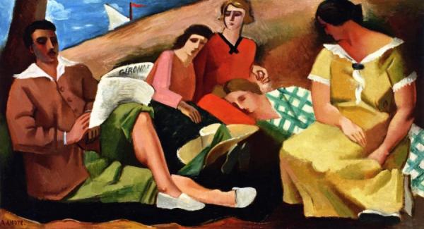 Conversation On A Dune by André Lhote