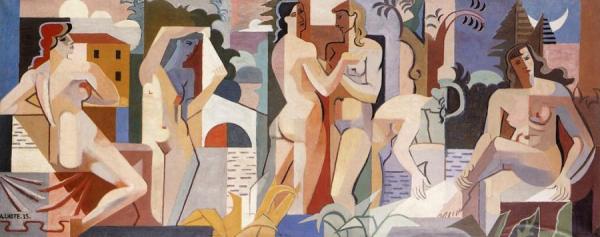 Damsels At Thonon by André Lhote