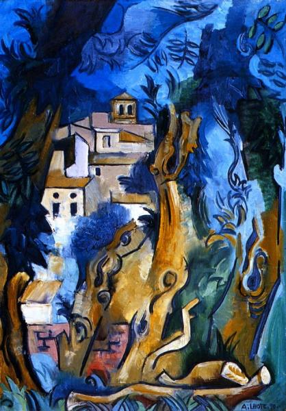 Dead Tree With Marmande In The Background by André Lhote