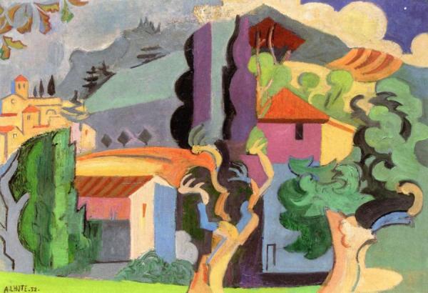 Farm With Cypress by André Lhote