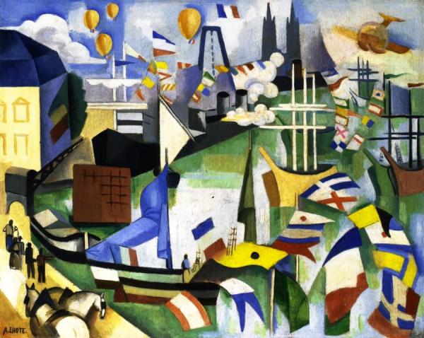 July 14th, Port Of Bordeaux-poincaré by André Lhote