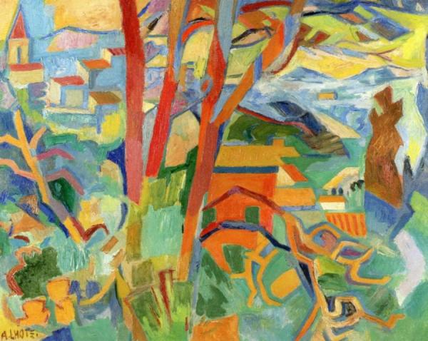 La Cadiere, Village And Forest by André Lhote