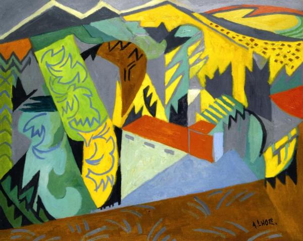 Mirmande In Yellow by André Lhote