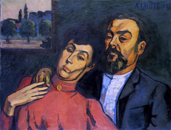 Mme And Mr Rebeyrol by André Lhote
