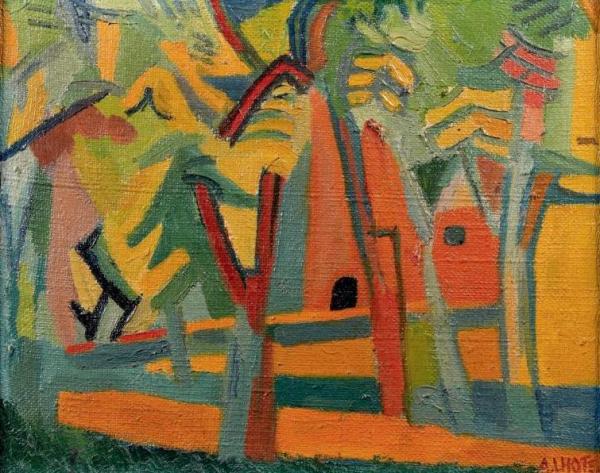 Place à Gordes by André Lhote