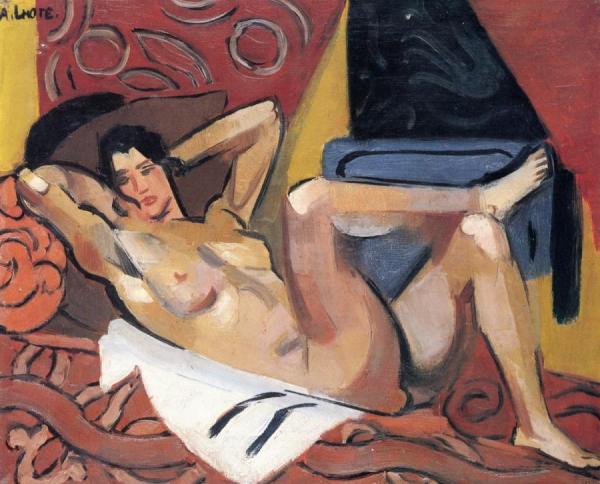 Reclining Female Nude by André Lhote