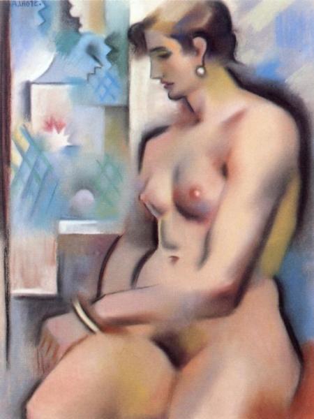 Seated Model With Bracelet by André Lhote