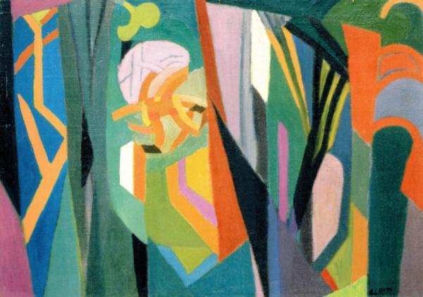 Stylized Undergrowth by André Lhote Oil Painting Reproductions