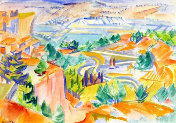 The Cliffs Of Roussillon by André Lhote