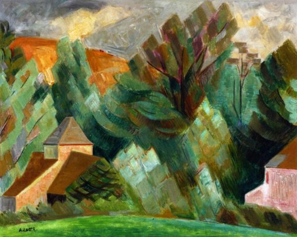 The Hamlet In The Valley by André Lhote