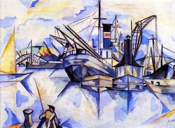 The Port Of Bordeaux by André Lhote