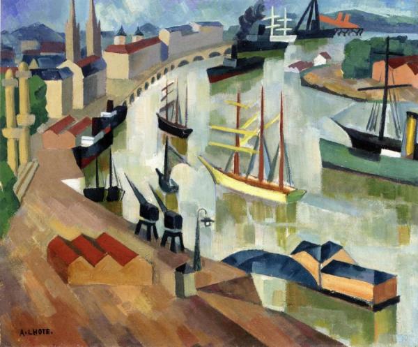 The Port Of Bordeaux by André Lhote