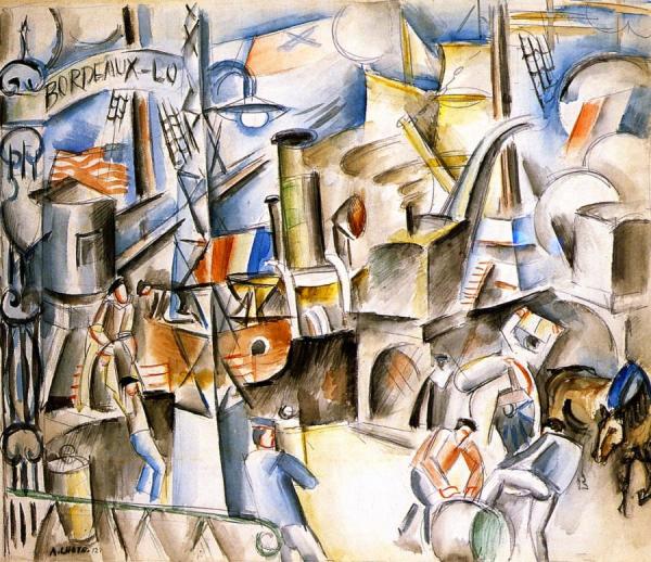 The Port Of Bordeaux by André Lhote