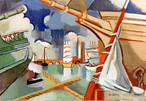 The Port Of Bordeaux by André Lhote