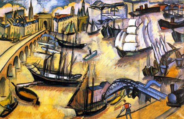The Port Of Bordeaux by André Lhote