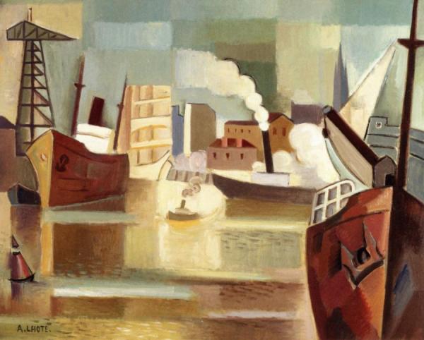 The Port Of Bordeaux by André Lhote