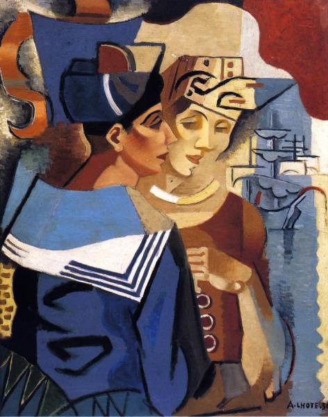The Sailor And The Martinican Woman by André Lhote