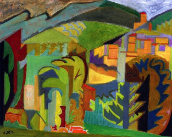 The Village Of Mirmande by André Lhote