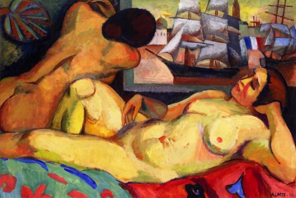 Two Reclining Women by André Lhote