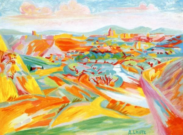 View Of Avignon And Fort Saint André by André Lhote