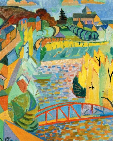 View Of Thouars by André Lhote