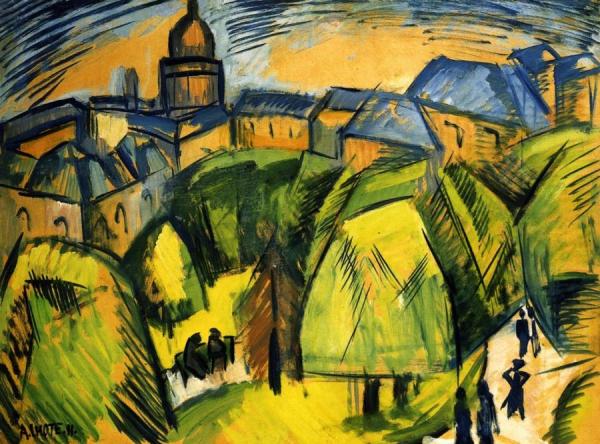 View Over The Luxembourg Garden by André Lhote