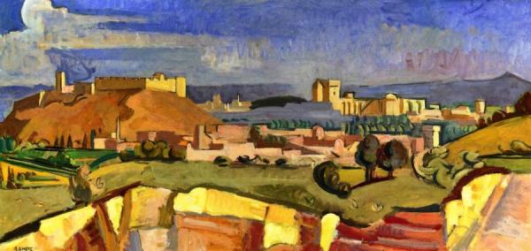 Villeneuve And Avignon by André Lhote