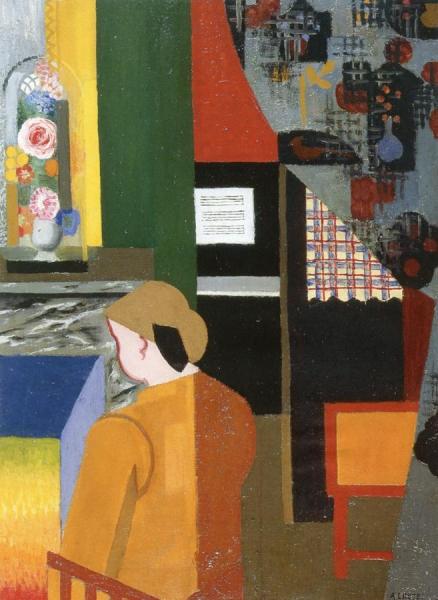 Woman By The Hearth by André Lhote