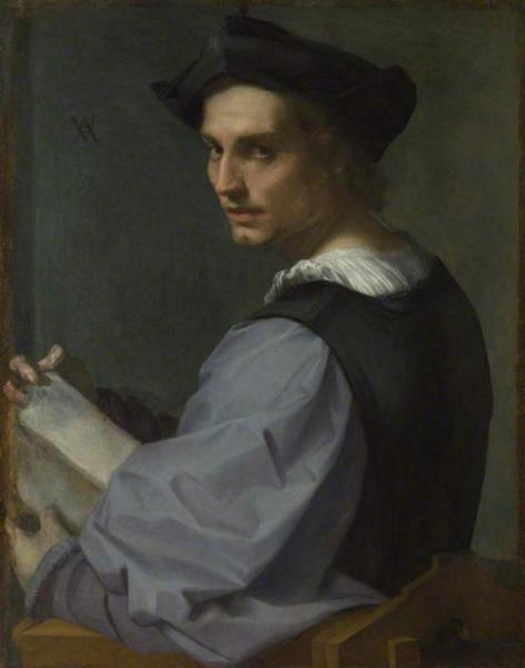 Andrea Del Sarto Portrait Of A Young Man