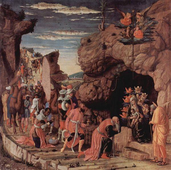 Adoration Of The Three Kings by Andrea Mantegna
