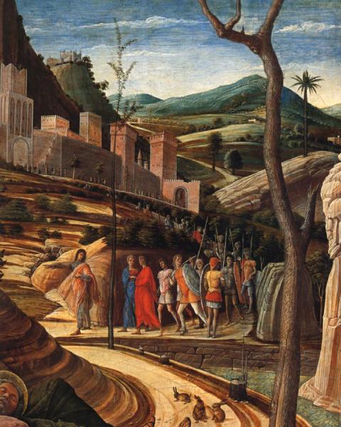 Agony In The Garden [detail] by Andrea Mantegna