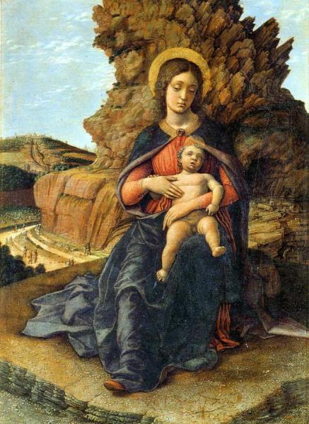 Madonna And Child by Andrea Mantegna