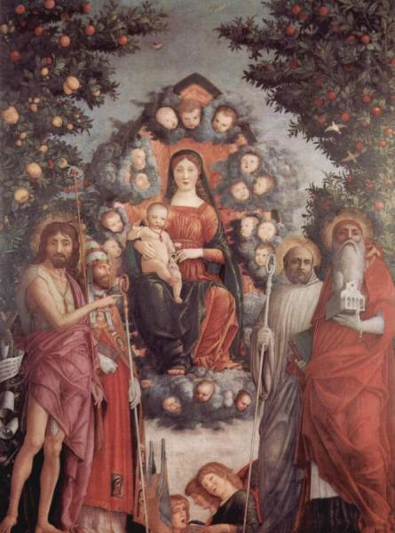 Andrea Mantegna Madonna Mit Heiligen