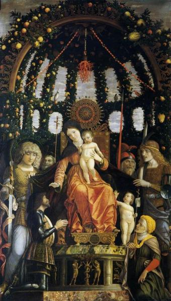 Madonna Of Victory by Andrea Mantegna