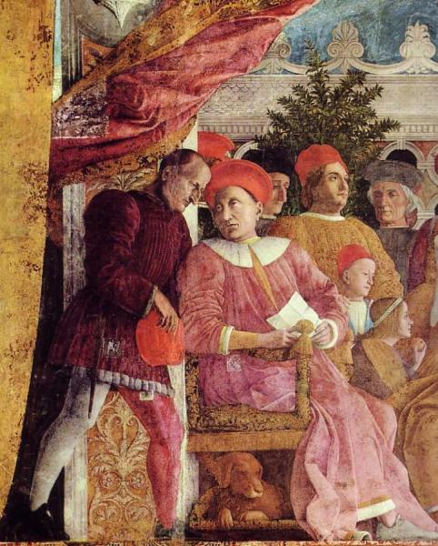 The Court Of Mantua (detail) by Andrea Mantegna