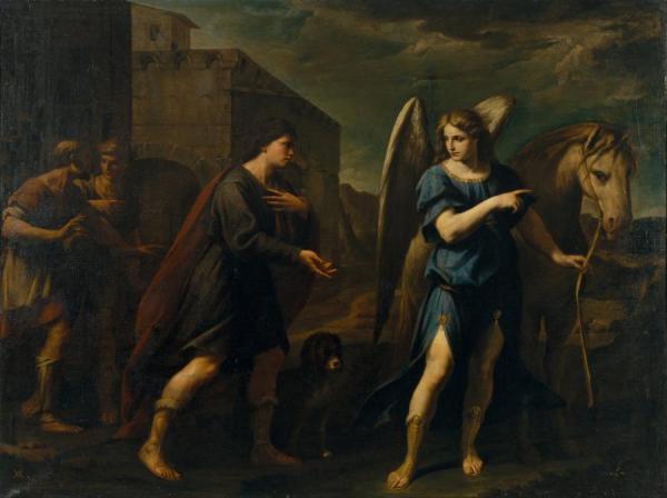 Tobias Meets The Archangel Raphael by Andrea Vaccaro