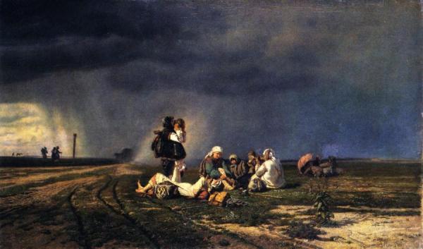 Pilgrims by Andrei Andreevich Popov