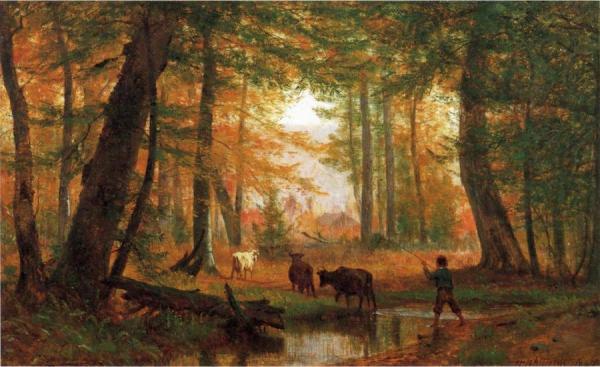 Andrew W. Melrose Crossing The Stream